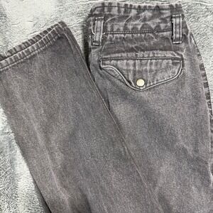 Brittania Vintage Jeans Womens 9 Black High Waist Tapered Leg 90s